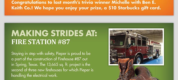 Making Strides at: Fire Station #87